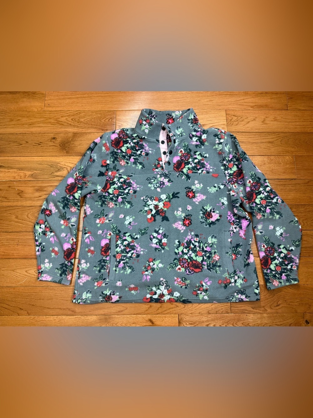 Vera Bradley Sporty Fleece Floral Pullover